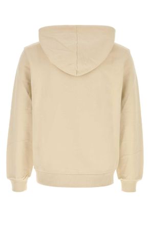 A.P.C. Logo-Embroidered Stretch Cotton Sweatshirt - Beige
