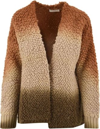 Akep In Shaded Fur Dot Coat - Dames - Vesten - Veelkleurig - XS - Wol - Truien & Vesten