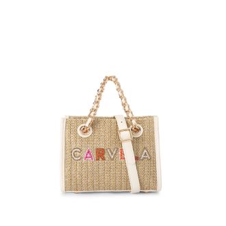 Carvela Womens Sorrento Bead Micro Bag - Multicolour Fabric - One Size