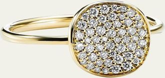 Ippolita Small Flower Ring in 18K White Gold with Diamonds