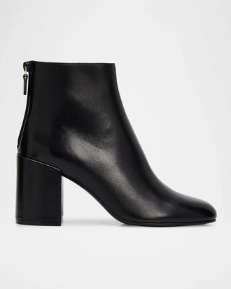 Stuart Weitzman Bacari 75MM Leather Booties