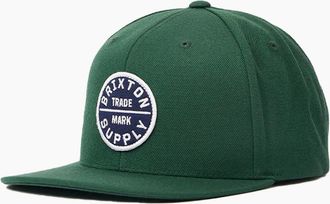 Brixton Mens Brixton Pine Needle Oath III Snapback - Green - Size: ONE size