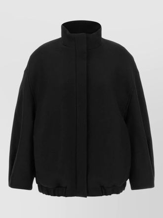Dries Van Noten wool blend oversized bomber jacket