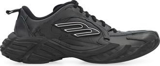 Balenciaga Womens Monday Low-Top Sneakers Black Cowhide Trainers