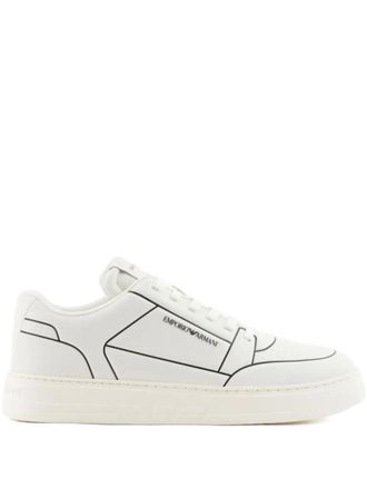 Emporio Armani White Logo Sneakers