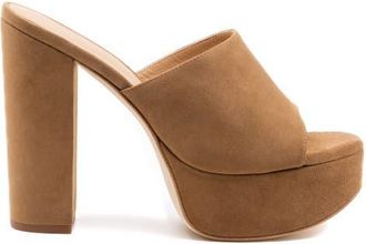 Andrea Gomez Fabiola Suede Platform in Camel at Nordstrom, Size 37.5