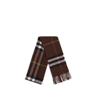 Burberry Womens Brown Cashmere Scarf