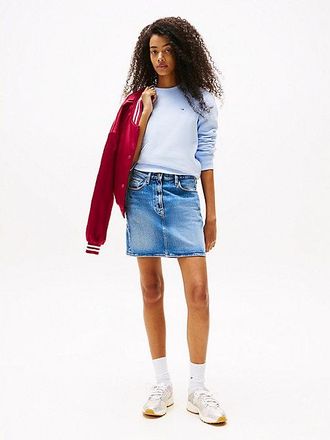 Tommy Hilfiger Faded Denim Mini Mom Skirt