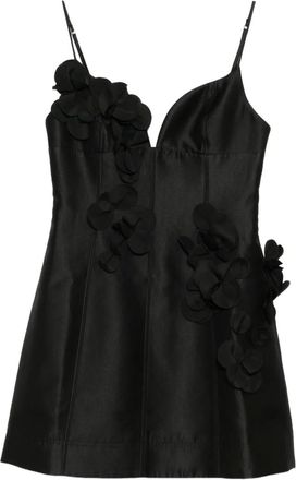 Acler Bilston mini dress - women - Polyester/Cotton - 14 - Black