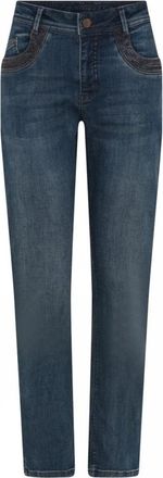 C.Ro Slim Bottom Up Denim Jeans Blauw - Dames - Slim Fit Jeans - Blauw - S - Denim - Jeans