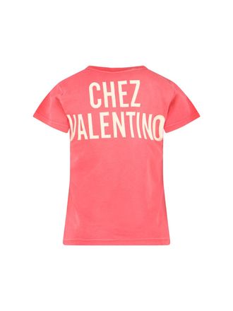 Valentino Womens T-Shirts And Polos Pink Cotton