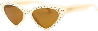 Moschino MOS006/S/STR 0SZJ 70 Ivory/Brown