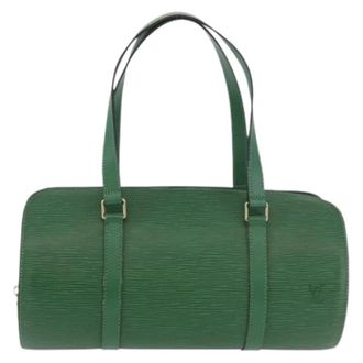 Louis Vuitton Pre-owned Handbags, female, Green, Size: ONE SIZE Pre-owned Soufflot Handbag