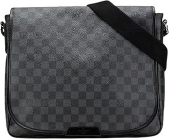 Louis Vuitton Pre-owned Cross Body Bags, female, Black, Size: ONE SIZE Pre-owned Canvas Crossbody Bag