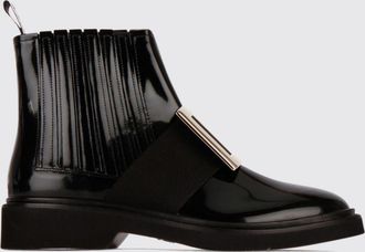 Roger Vivier Stivaletto chelsea Roger Vivier in pelle spazzolata con fibbia