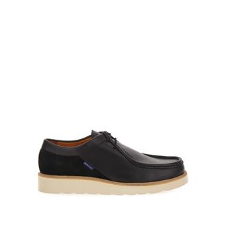 Paul Smith Rees Schoenen - Heren - Veterschoenen - Zwart - 42 EU - Katoen - Schoenen