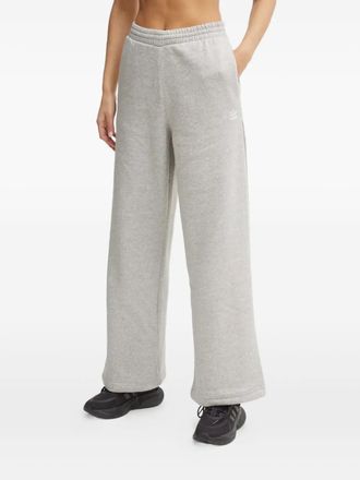 adidas logo-embroidered track pants - women - Fabric - 2XS - Grey