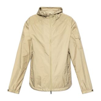Moncler Heren, Jassen, Beige, Maat: 2XL Polyamide