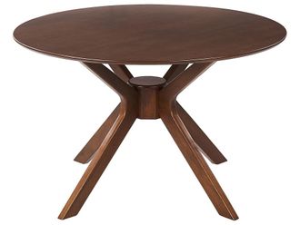 Beliani Mesa de comedor de derivado de madera 4 personas l120