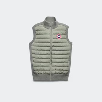 Canada Goose HyBridge Knit Gilet (Men, Sagebrush, XXL)