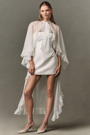 Mare Mare High-Low Ruffle Cape