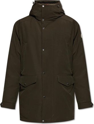 Moncler Donsjack Livradois - Heren - Gewatteerde jassen - Groen - S - Jassen