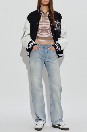 Off-white Straight-leg Jeans, Womens, Blue