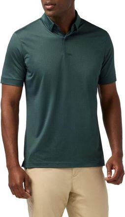 Mizzen+Main Haylard Trim Fit Pine Block Dot Polo at Nordstrom, Size X-Large