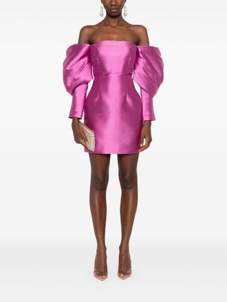 Solace London Womens Freja Mini Dress - Dusty Pink - Size EU 34 (Womens)