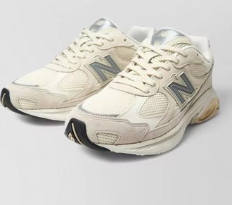 New Balance suede mesh low-top sneakers