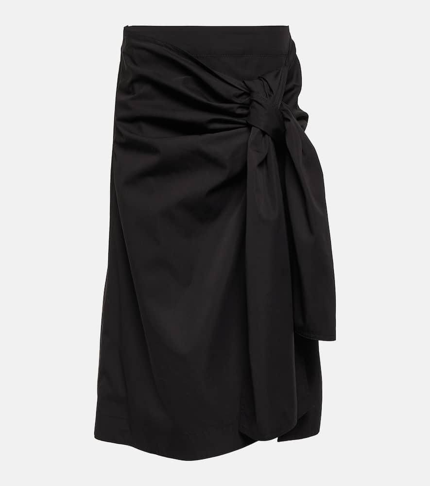 ワンピース BOTTEGA VENETA Women Mid Skirts 664144V0Z90 1000 Black Bottega Veneta Tech Nylon Midi Circle Skirt | Neiman Marcus
