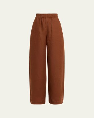 A.L.C. Tyler Wide-Leg Linen Pants