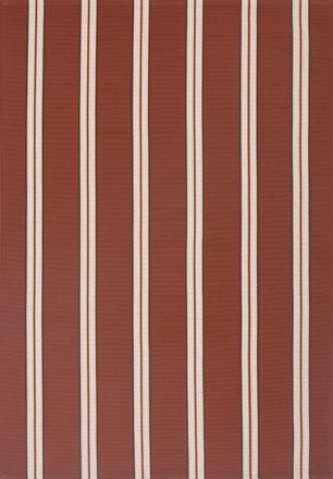 Nazar Rugs Alfombra para interior/exterior de rayas marr&oacute;n 120x180 cm