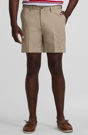 Lands End Comfort Waist 6 No Iron Chino Shorts in Khaki at Nordstrom, Size 31
