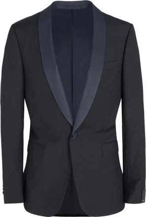 Ermenegildo Zegna Navy Shawl Lapel Jacket