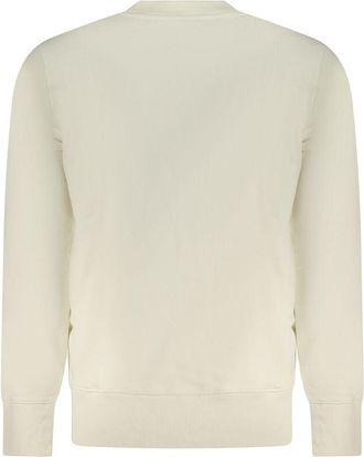 Calvin Klein Cotton-Blend Logo Sweatshirt - Beige