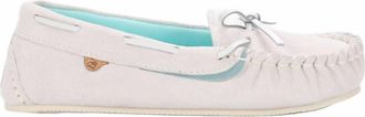 Lamofootwear Womens Selena Moccasin In Pale Grey