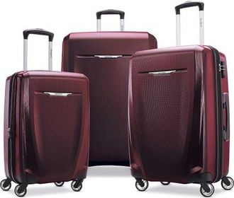 Samsonite Winfield 3 DLX 3-Piece Set Spinner in Burgundy at Nordstrom