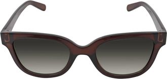 Ferragamo Salvatore Ferragamo Grey Gradient Square Ladies Sunglasses SF1066S 210 52