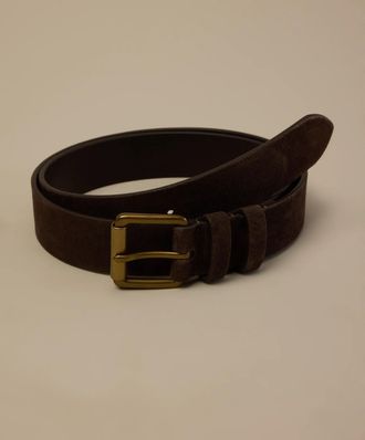 Lucky Brand Double Keeper Suede Belt