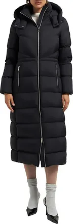 Moose Knuckles Belle Cote Long Water Repellent 800 Fill Power Down Parka in Black at Nordstrom, Size X-Small