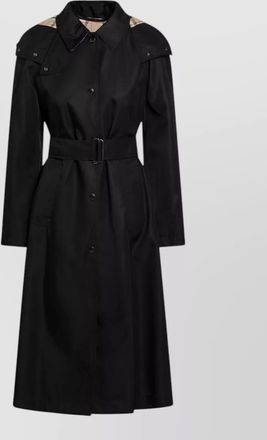 Burberry long nylon trench coat