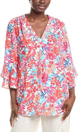 Jones New York Y-Neck Blouse