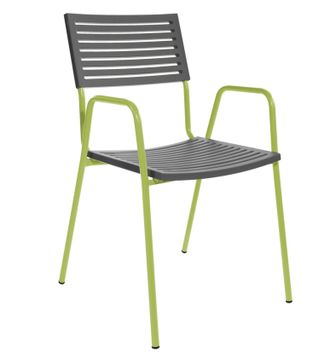 Schubiger M&ouml;bel Gartenstuhl Bodensee Lamello mit Armlehne