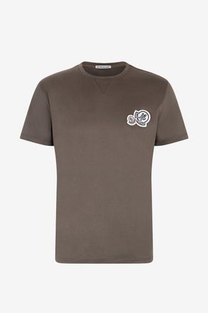 Moncler Jersey-T-Shirt mit Doppel-Patch
