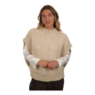 PESERICO Dames, Truien, Beige, Maat: L