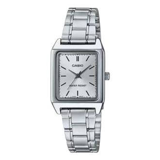 Casio Standard Stainless Steel Band Water Resistant Silver LTP-V007D-7E