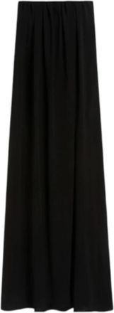 Max Mara Cady Bustier Jurk - Dames - Avondkleed - Zwart - XS - Katoen - Kleedjes