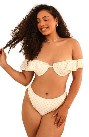 Dippin' Daisy's Swimwear Seashore Bottom in Dotted Pink at Nordstrom, Size 3 X