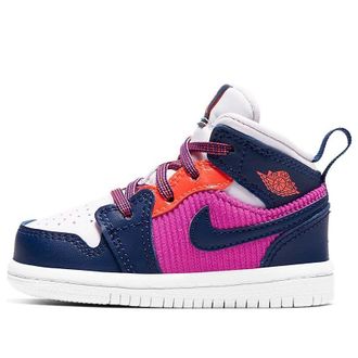 Nike Jordan (TD) Air Jordan 1 Mid Fire Pink Barely Grape 644507-602